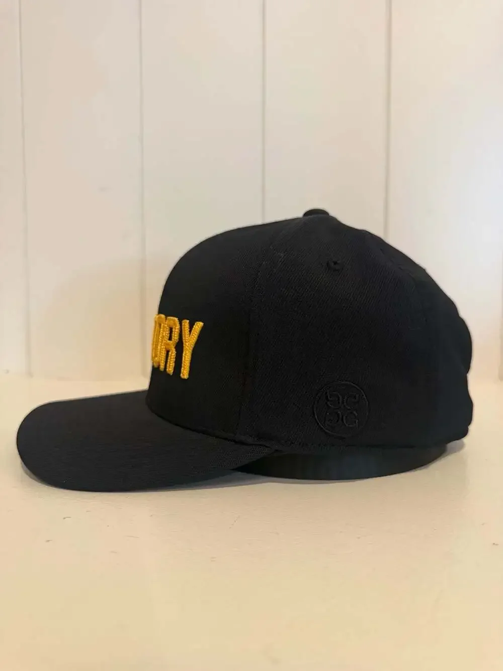 NWT G/FORE Factory Embroidered Snapback Hat - Onyx_2